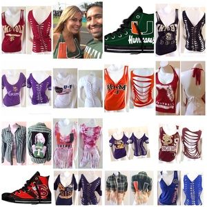 Custom Team or Band Tops Shirts Accesories